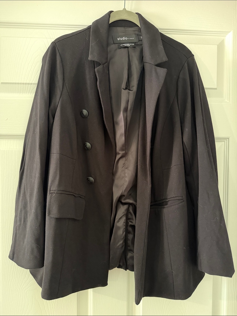 torrid Black Double-Breasted Blazer Jacket